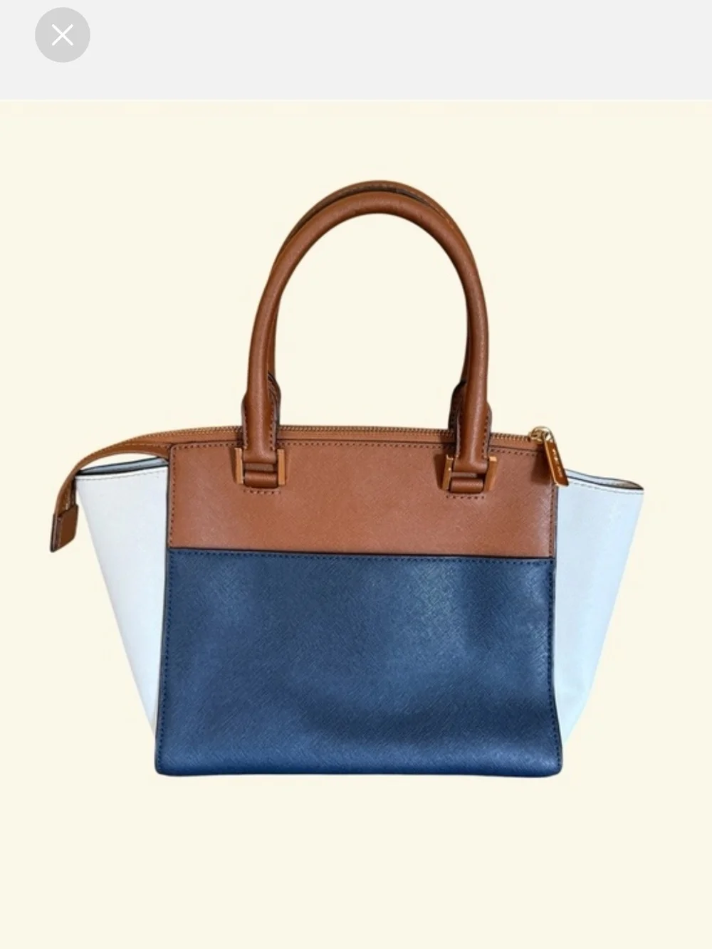 Michael Kors Hudson Medium Satchel Tricolor
